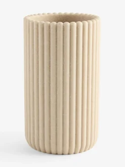 Next Natural Rib Vase Outlet