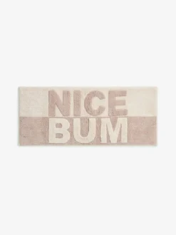 Next Natural Slogan Nice Bum 100% Cotton Runner Bath Mat Sale