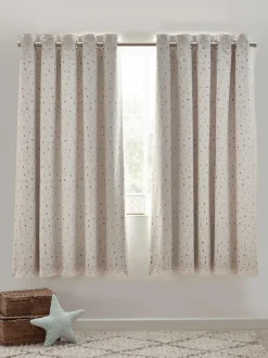 Next Natural Terrazzo Eyelet Blackout Curtains Hot