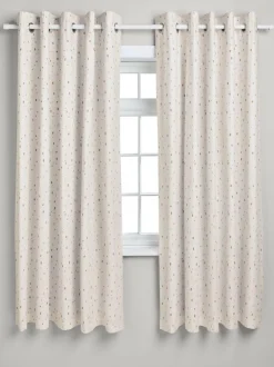 Next Natural Terrazzo Eyelet Blackout Curtains Hot