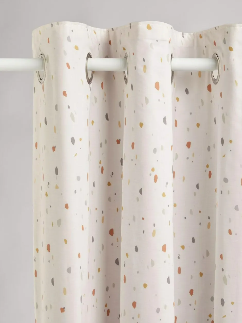 Next Natural Terrazzo Eyelet Blackout Curtains Hot