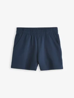 Next 100% Cotton Drawstring Sports Shorts (3-16yrs) Navy