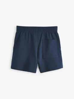 Next 100% Cotton Drawstring Sports Shorts (3-16yrs) Navy