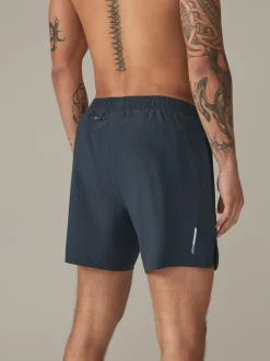 Next 7 Inch Active Gym Sports Shorts Navy Blue Sale