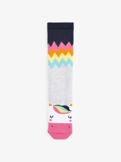 Next Navy Blue 2 Pack Thermal Cotton Rich Unicorn Welly Socks Online