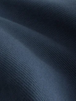 Next Borg Fleece Lined Shacket Navy Blue