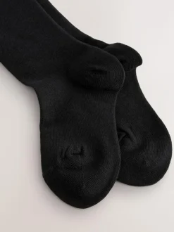 Next Cotton Rich School Tights Navy Blue New