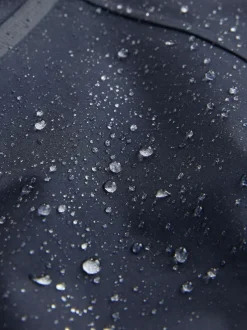 Next DryTech Waterproof Hooded Jacket Navy Blue Clearance