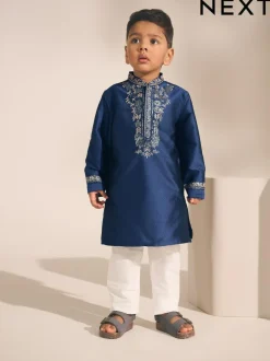 Next Navy Blue Eid Kurta (3mths-16yrs) Outlet