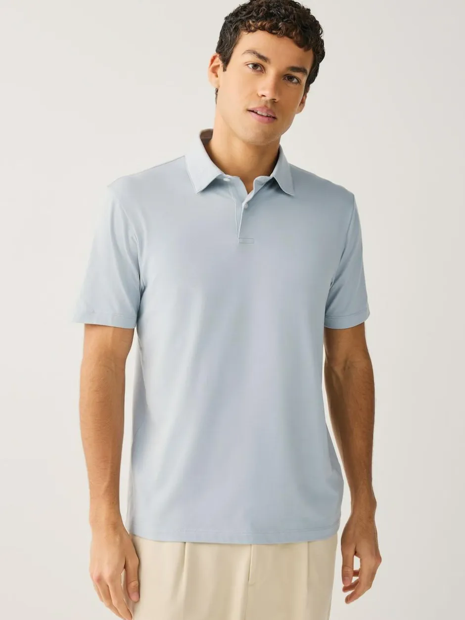 Next Navy Blue Geo Regular Fit Short Sleeve Jersey Polo Shirts 3 Pack Hot