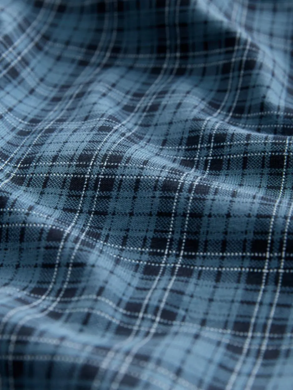 Next Navy Blue Jersey Check Pyjamas Shorts 2 Pack Hot