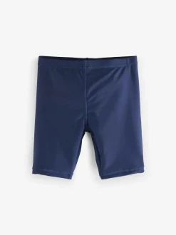 Next Longer Length Stretch Swim Shorts (3-16yrs) Navy Blue Hot