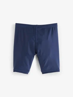 Next Longer Length Stretch Swim Shorts (3-16yrs) Navy Blue Hot