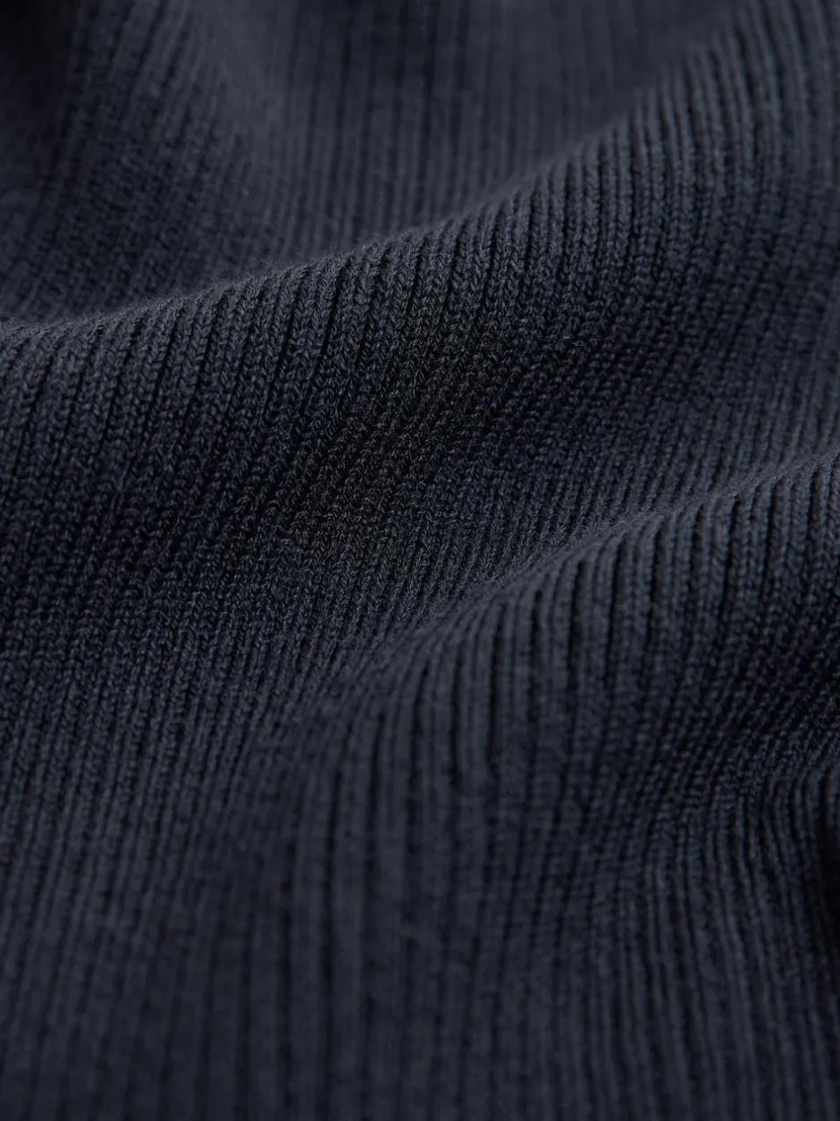 Next Maternity Twist Front Knit Jumper Dress Navy Blue New