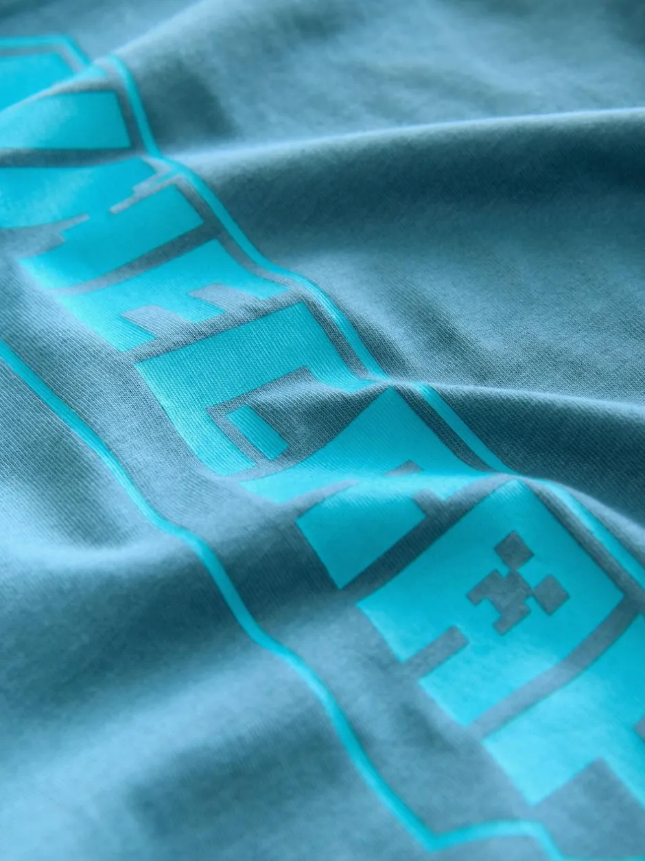 Next Navy Blue Minecraft Sequin T-Shirt (3-16yrs) Online