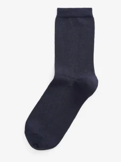 Next Modal Ankle Socks 4 Pack Navy Blue Outlet