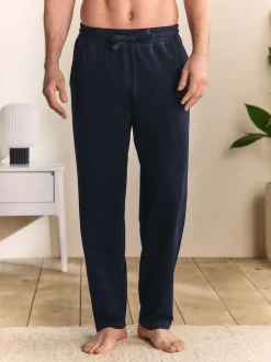 Next Open Loopback Soft Touch Cuffed Joggers Navy Blue Hot
