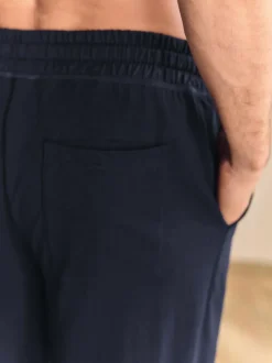 Next Open Loopback Soft Touch Cuffed Joggers Navy Blue Hot