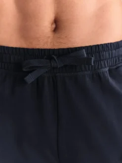 Next Open Loopback Soft Touch Cuffed Joggers Navy Blue Hot