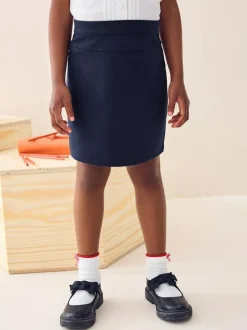 Next Pull-On Jersey Stretch School Pencil Skirt (3-18yrs) Navy Blue Discount