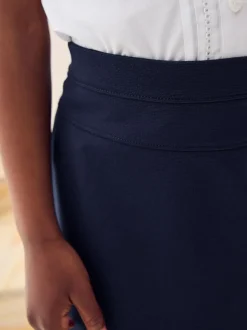 Next Pull-On Jersey Stretch School Pencil Skirt (3-18yrs) Navy Blue Discount