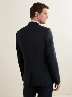 Next Regular Fit Essential Suit Jacket Navy Blue New