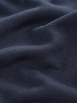Next Navy Blue Regular Fit Heavyweight Cotton Rich Crew Neck Sweatshirt New