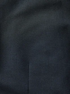 Next Regular Fit Motionflex Puppytooth Texture Suit Jacket Navy Blue Sale