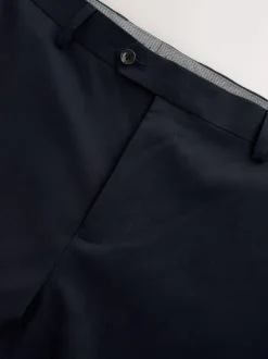 Next Regular Fit Slim Fit Signature Nova Fides 100% Italian Wool Suit Trousers Navy Blue Online