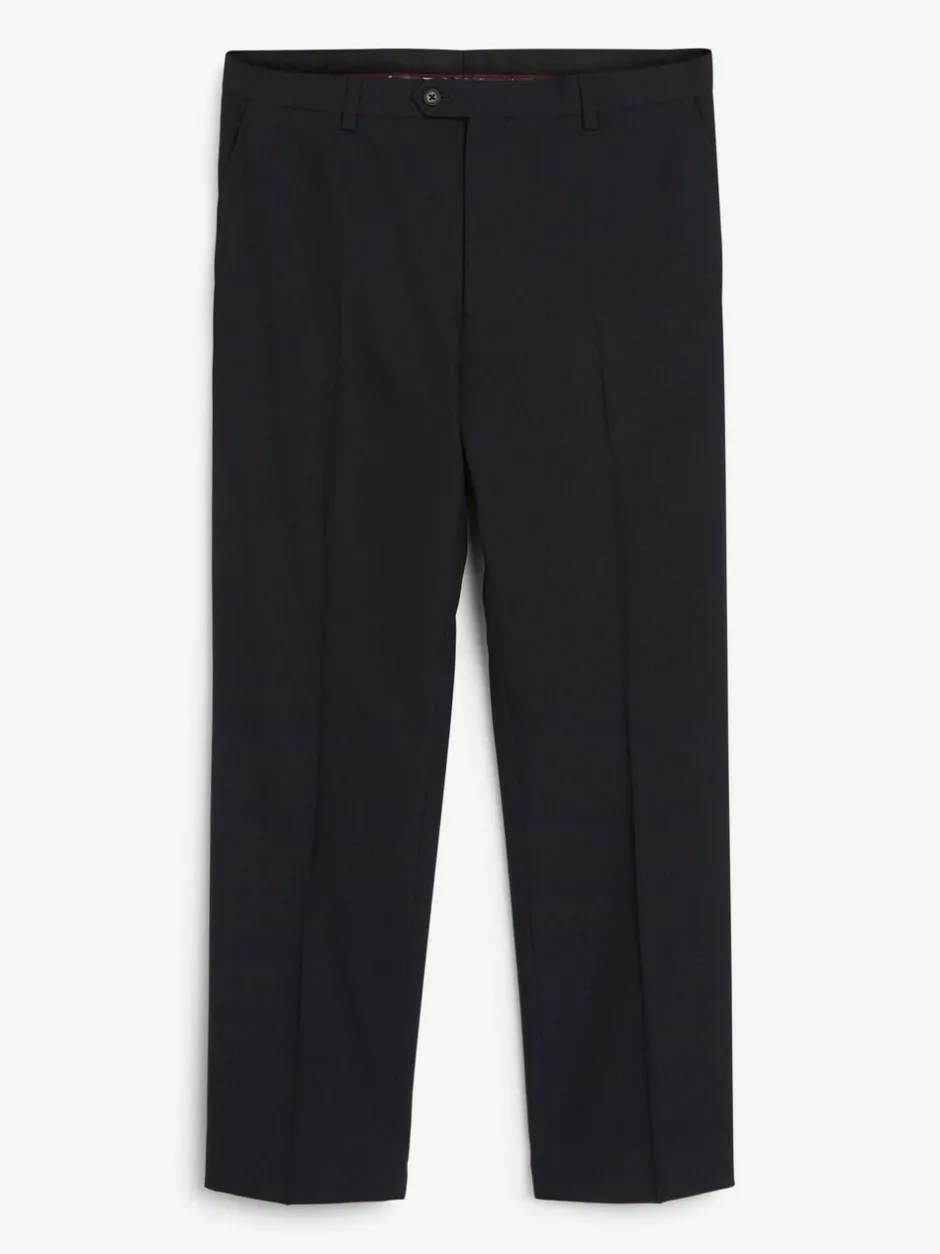Next Regular Fit Suit Trousers Navy Blue Hot