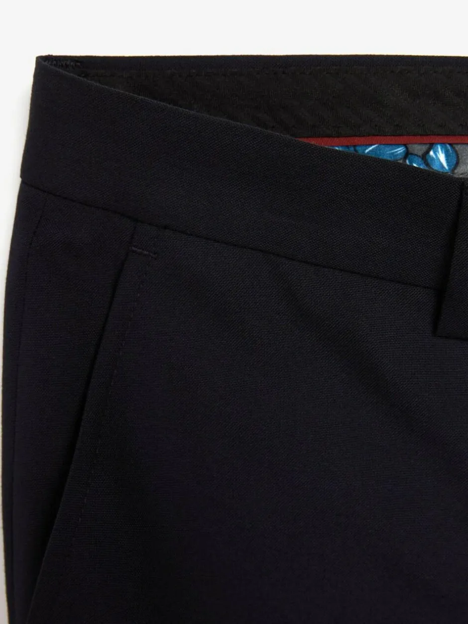 Next Regular Fit Suit Trousers Navy Blue Hot