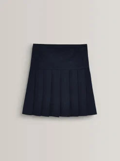 Next Navy Blue Regular Waist 2 Pack Pleated School Skirts (3-16yrs) Discount