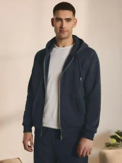 Next Navy Blue Single Hoodie Discount