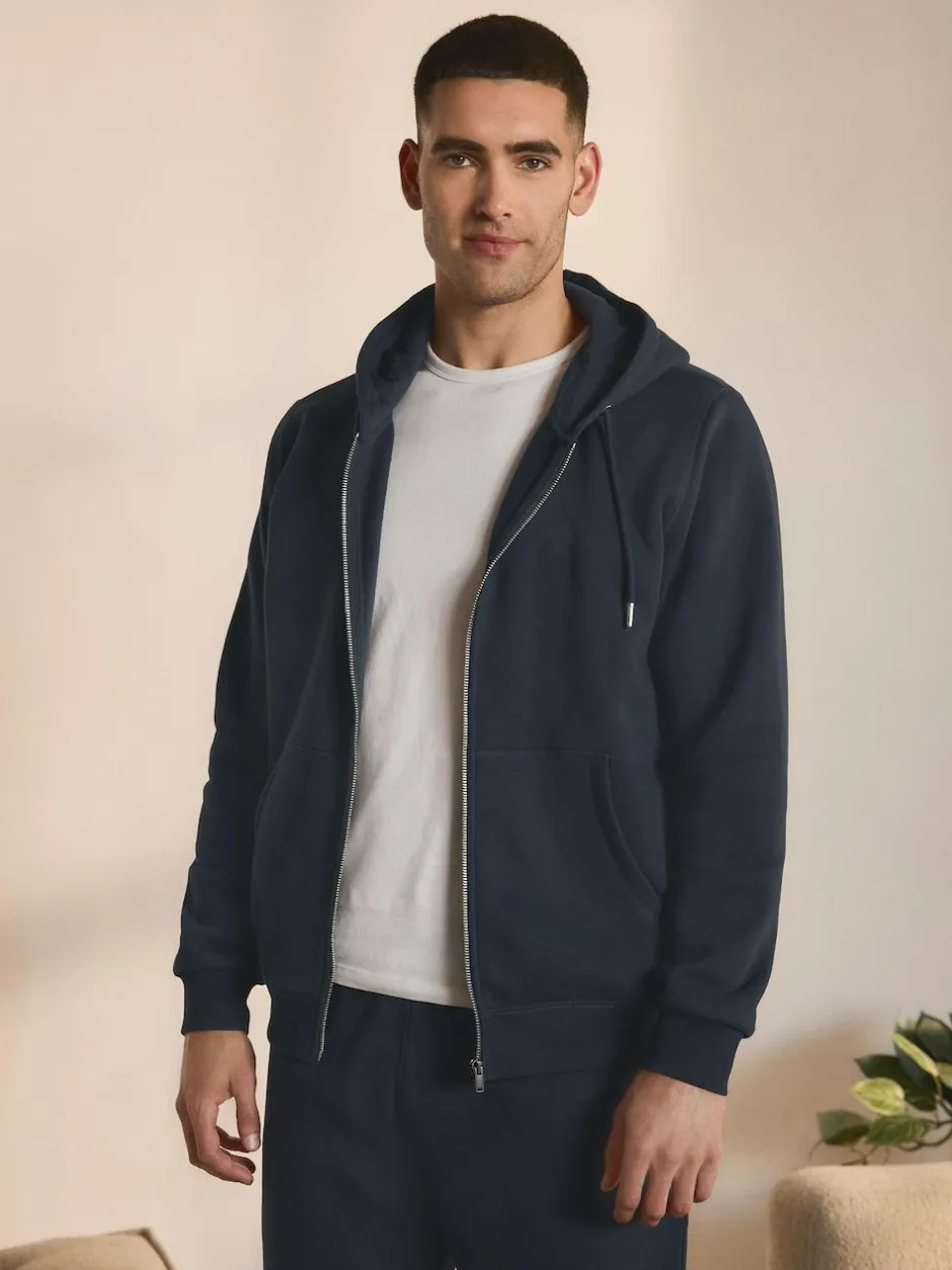 Next Navy Blue Single Hoodie Discount