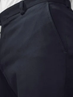 Next Skinny Fit Suit Trousers Navy Blue Clearance
