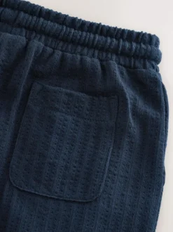 Next Textured Jersey Joggers (3mths-7yrs) Navy Blue New