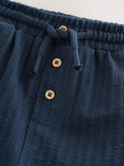 Next Textured Jersey Joggers (3mths-7yrs) Navy Blue New