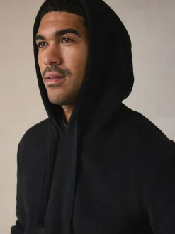 Next Navy Blue Thermal Fleece Bottoms Long Sleeve Hoodies Set Hot