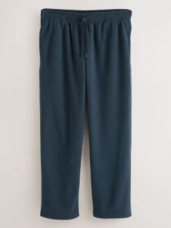 Next Navy Blue Towelling Long Sleeve Trophy Neck Pyjamas Set New