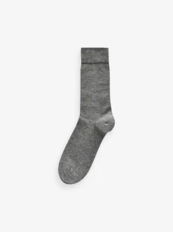 Next 12 Pack Mens Cotton Rich Socks Navy Blue/Grey Pattern Online