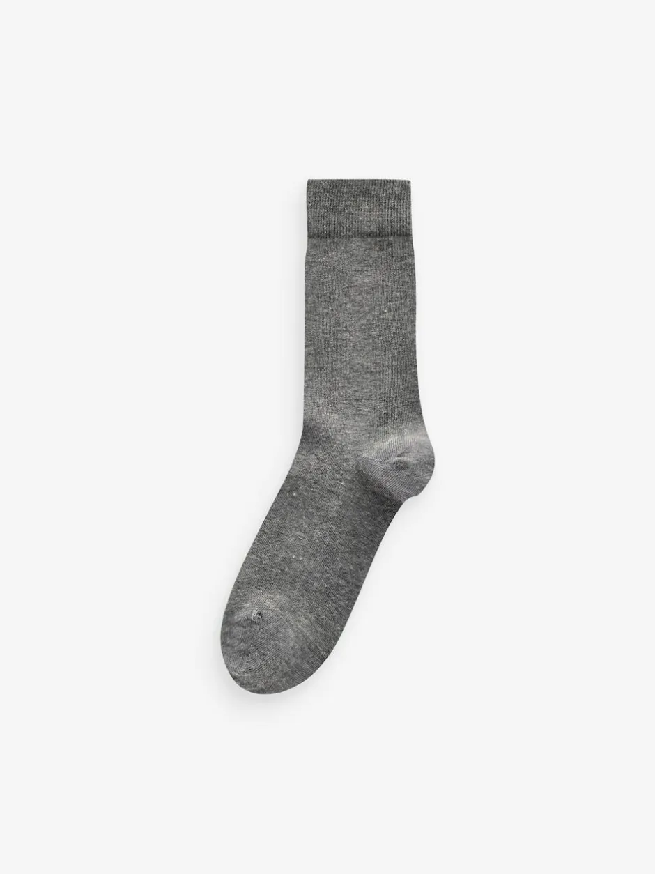 Next 12 Pack Mens Cotton Rich Socks Navy Blue/Grey Pattern Online