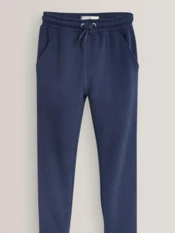 Next 3 Pack Soft Jersey Regular Fit Joggers (3-16yrs) Navy Blue/Grey/Black Sale