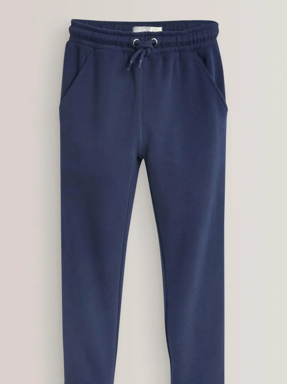 Next 3 Pack Soft Jersey Regular Fit Joggers (3-16yrs) Navy Blue/Grey/Black Sale