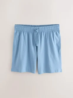 Next Jersey Pyjamas Shorts Set 3 Pack Navy Blue/Grey/Blue New