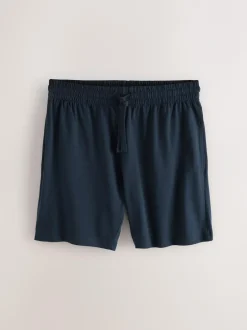 Next Jersey Pyjamas Shorts Set 3 Pack Navy Blue/Grey/Blue New