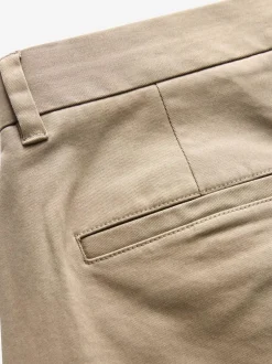 Next Slim Fit Stretch Chino Trousers 2 Pack Navy Blue/Stone Sale