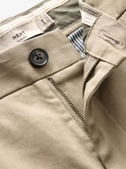 Next Slim Fit Stretch Chino Trousers 2 Pack Navy Blue/Stone Sale