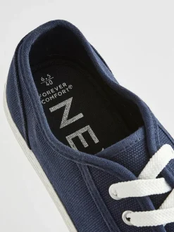 Next Canvas Baseball Trainers Navy Hot