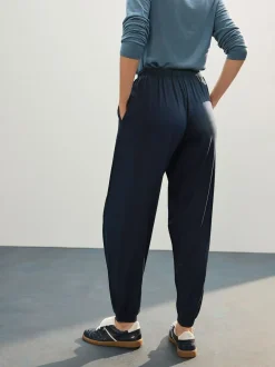 Next Jersey Harem Joggers Navy Hot