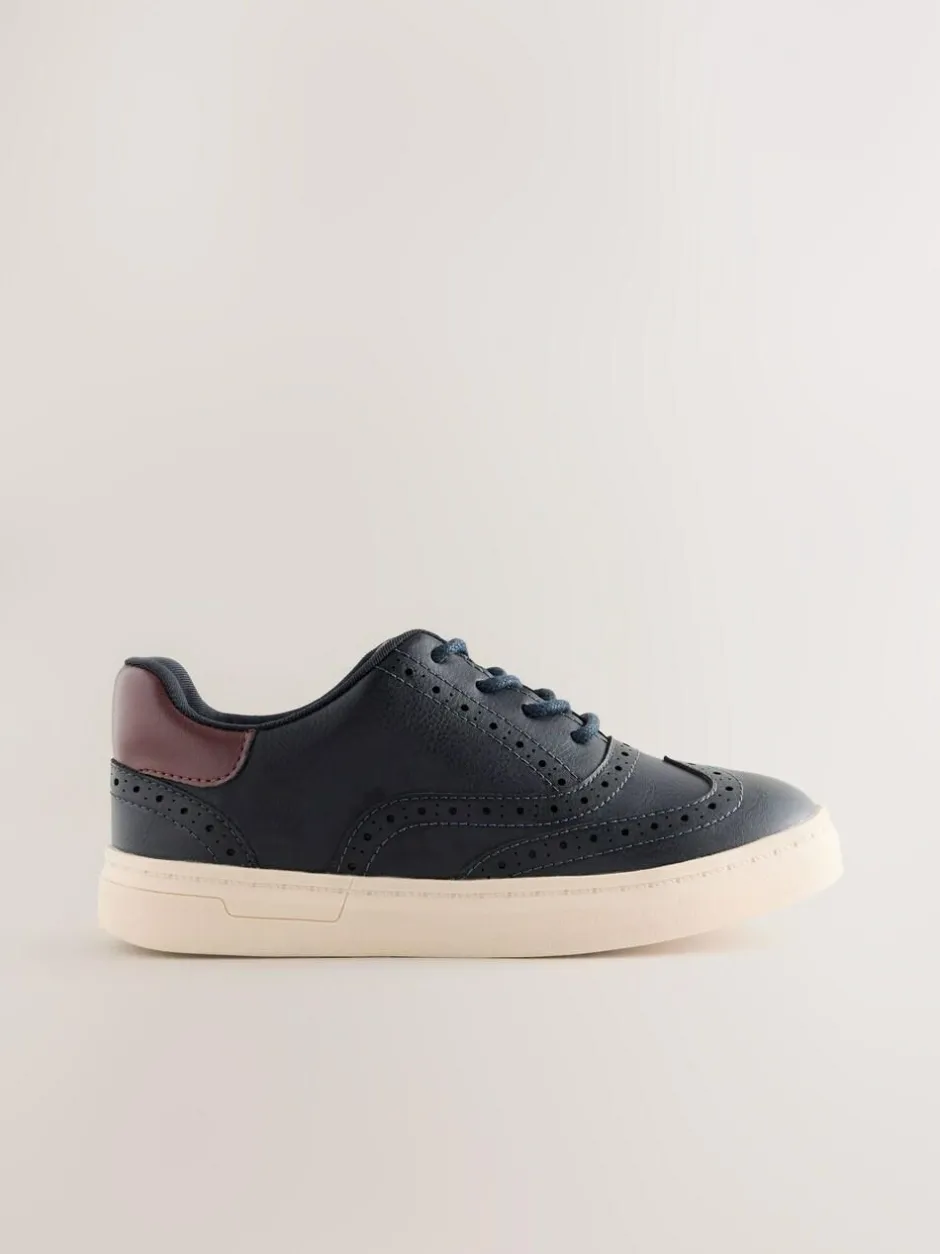 Next Lace-up Brogue Shoes Navy Outlet